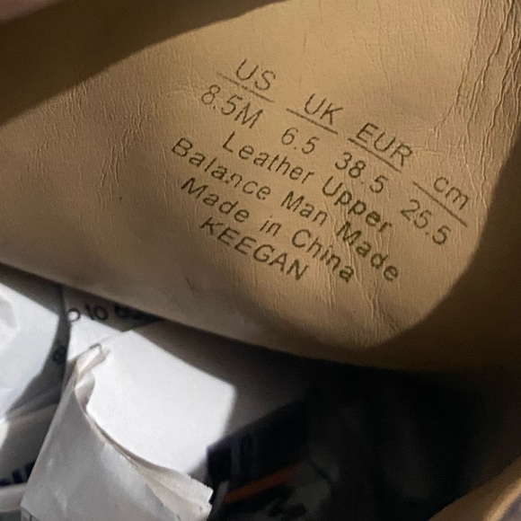 Franco Sarto Womens KEEGAN Boot Leather Doble Zip Flat Ankle Brown Size 8.5 M - Picture 9 of 12